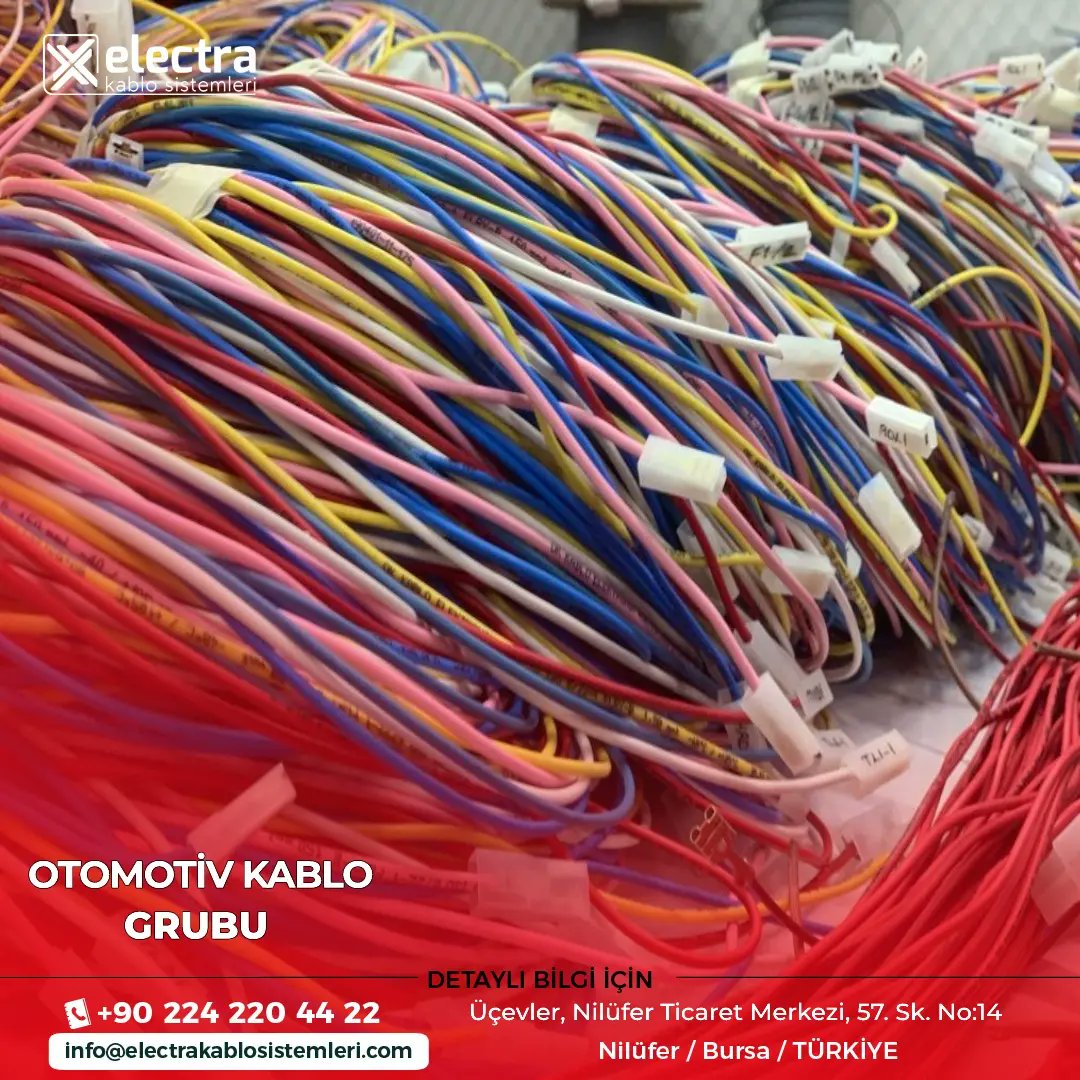electrakablosis's tweet photo. ELECTRA KABLO SİSTEMLERİ

OTOMOTİV KABLO GRUBU 

#electrakablosistemleri #electramuhendislik #thewiringharnesscompany #kablosistemleri #kablodemetleme #cables #terminals #connectors #fuseboxes #bootsandcovers #ConvolutedTubing #PvcTubes #IndustrialKitchen #Machinery https://t.co/voPAsjBbgD