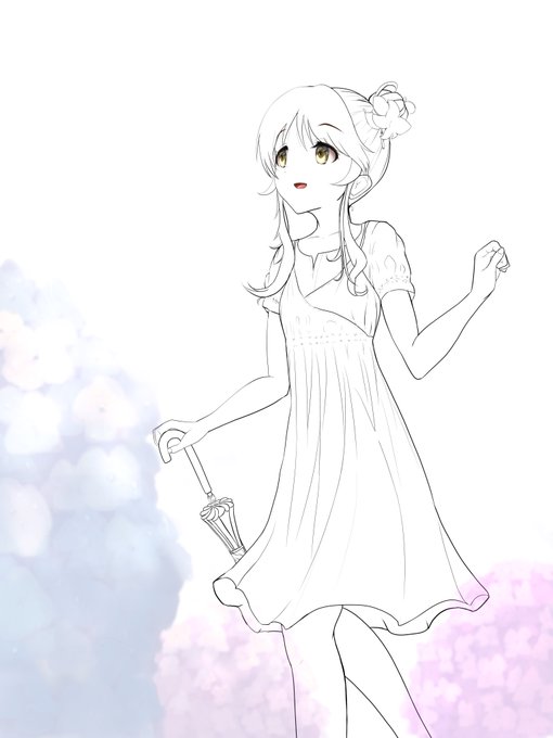 線画けっこうがんばった 