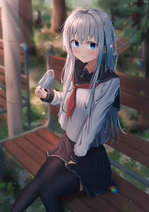 響~

最近暑いですね...

It's so hot recently...

#響 #艦これ 