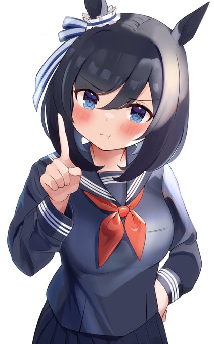学校に遅刻して幼馴染のフラッシュに怒られる妄想の絵
#エイシンフラッシュ #ウマ娘 