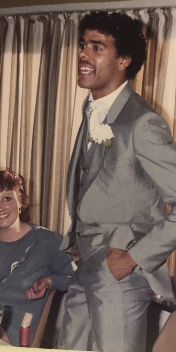 40years ago today I married the love of my life 🥰 “Unbelievable Jeff” The wedding suit shirt &amp; tie all still fits 👀👌🏽like Tom &amp; Jerry, Jack &amp; Vera, Ant &amp; Dec, Amber &amp; Johnny 🤣😂 we have stood the test of time 🥳