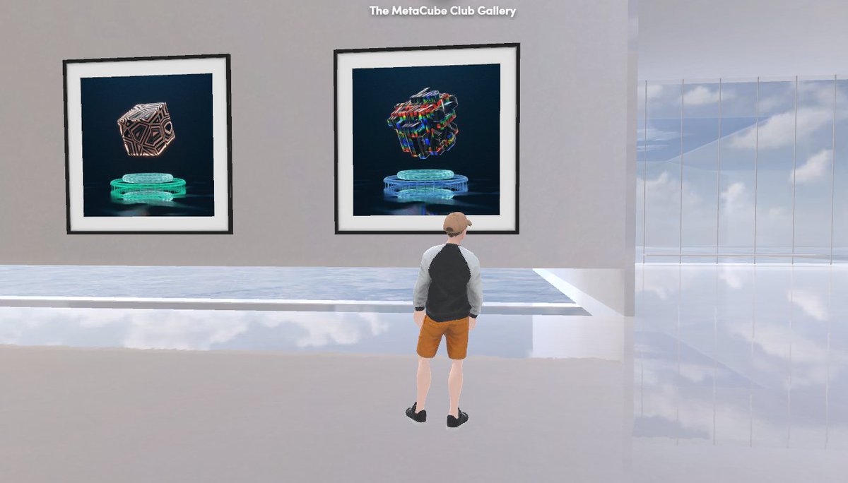 TheMetaCubeClub's tweet photo. Another day in our @spatialxr Gallery🧊

#NFTs #NFTCommunity #NFTdrop #nftfree #FreeMint #nftgallery https://t.co/htFqdE5fQ1