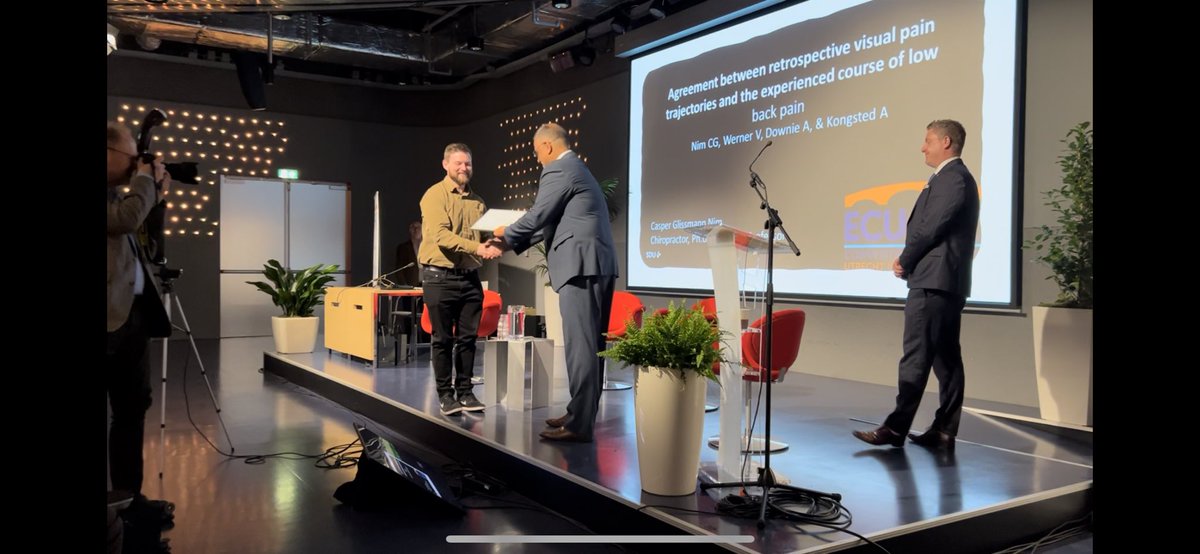 Congratulations to CARL Fellow @CasperGNim who was awarded with Best Presented Research at ECU 2022 in Utrecht. <a href="/CARLProgram/">Chiropractic Academy of Research Leadership</a> <a href="/ECUConventions/">ECUConventions</a> <a href="/ECUchiropractic/">European Chiropractors' Union</a> <a href="/SDUIOB/">Idræt og Biomekanik</a>