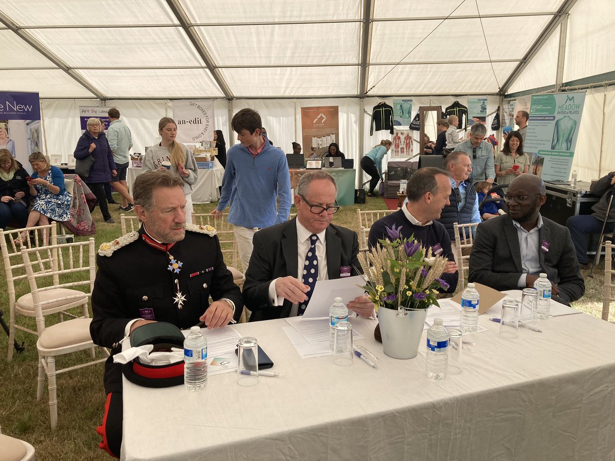 The judging is underway in the  Lord Lieutenant of Hertfordshire #Robert_Voss CBE CStJ #EntrepreneurChallenge <a href="/hertscountyshow/">Herts County Show</a> in the  <a href="/HertsChamber/">HertsChamber</a> marquee. Come down and find out who the winner will be. #Entrepreneur #business #KeeptheHeartinHerts