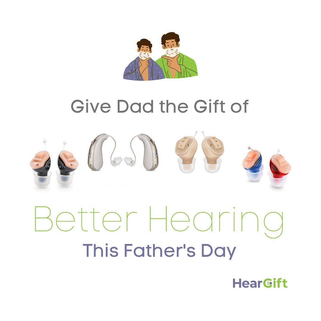 HearGift's tweet photo. What do you get someone who enjoys the simplest pleasures of life? If you're looking to change up this year's #FathersDay gift, consider the gift of better hearing. 

Reuniting your dad with the sounds he loves is just a website click away!
https://t.co/keBxfJs2ZS https://t.co/XJRWoK4f05