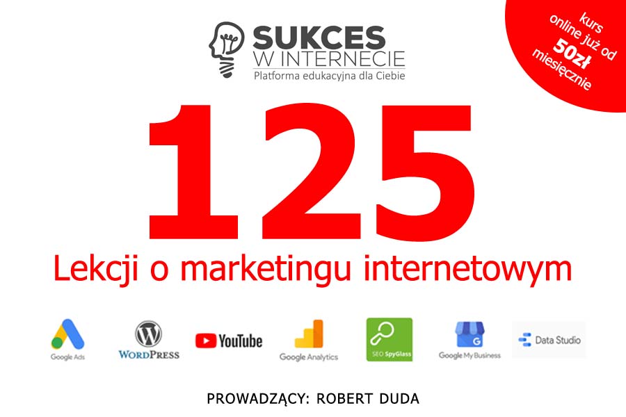 RobertSukces's tweet photo. !!! Wystartował kurs 125 lekcji o marketingu internetowym. Już nie musisz tracić czasu na szukanie szkoleń i ekspertów. Masz wszystko w jednym miejscu! Sprawdź szczegóły i zapisz się na kurs: https://t.co/jIC3sgjDH5 #MarketingInternetowy #DigitalMarketing #RobertDuda #Kurs https://t.co/9pR9nW6aaN