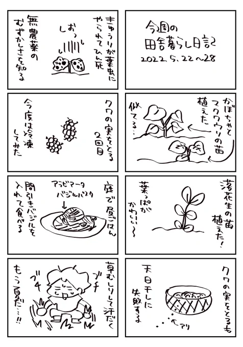 今週の田舎暮らし日記🌿 #コルクラボマンガ専科 