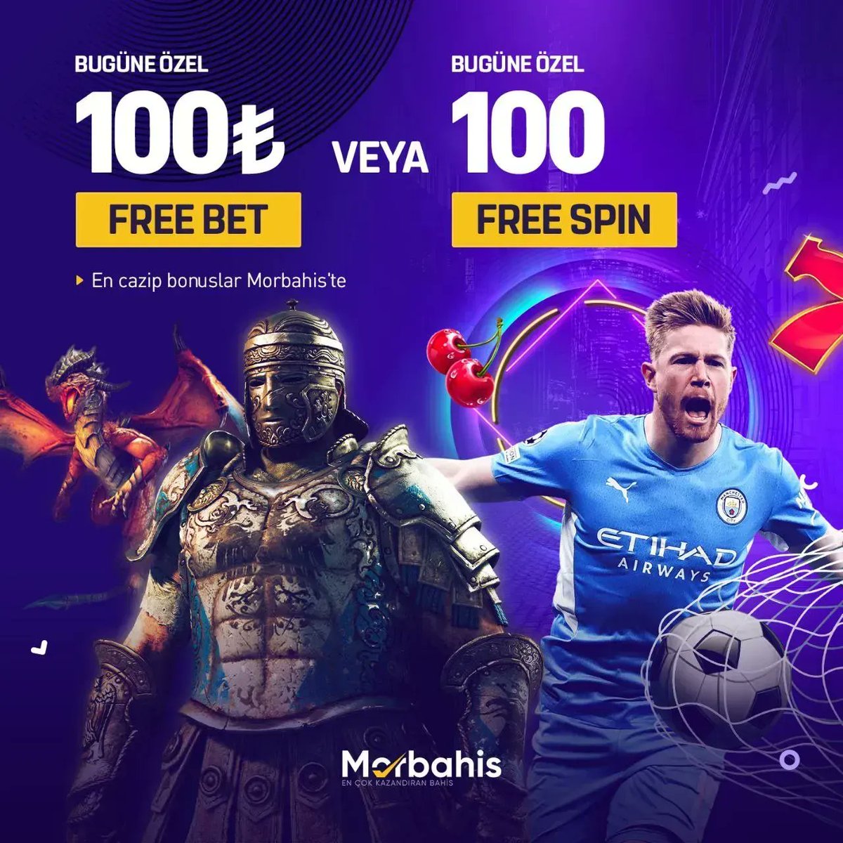 🟪 Bugünkü yatırımlarınıza %100 olarak Free Bet / Free Spin fırsatı! Alınabilecek maksimum miktar ₺250 👑Uluslararası Curacao Lisans Güvencesi ⚡️15 Dakikada Çekim Hızı 💯₺30.000 Çekim Limiti 💜Morbahis'in renkli dünyasına adım at - httpshttps://buff.ly/3kqW7Ug