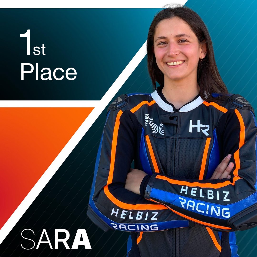 Winner of #eSkootr Championship second Round 🏆
Sara Cabrini makes history in the final race in Sion 🇨🇭as the first female winner!
She takes 1st place with a lights-to-flag victory that showed her skills, mind strength and ability to control the e-scooter. We’ll done Sara! 👏