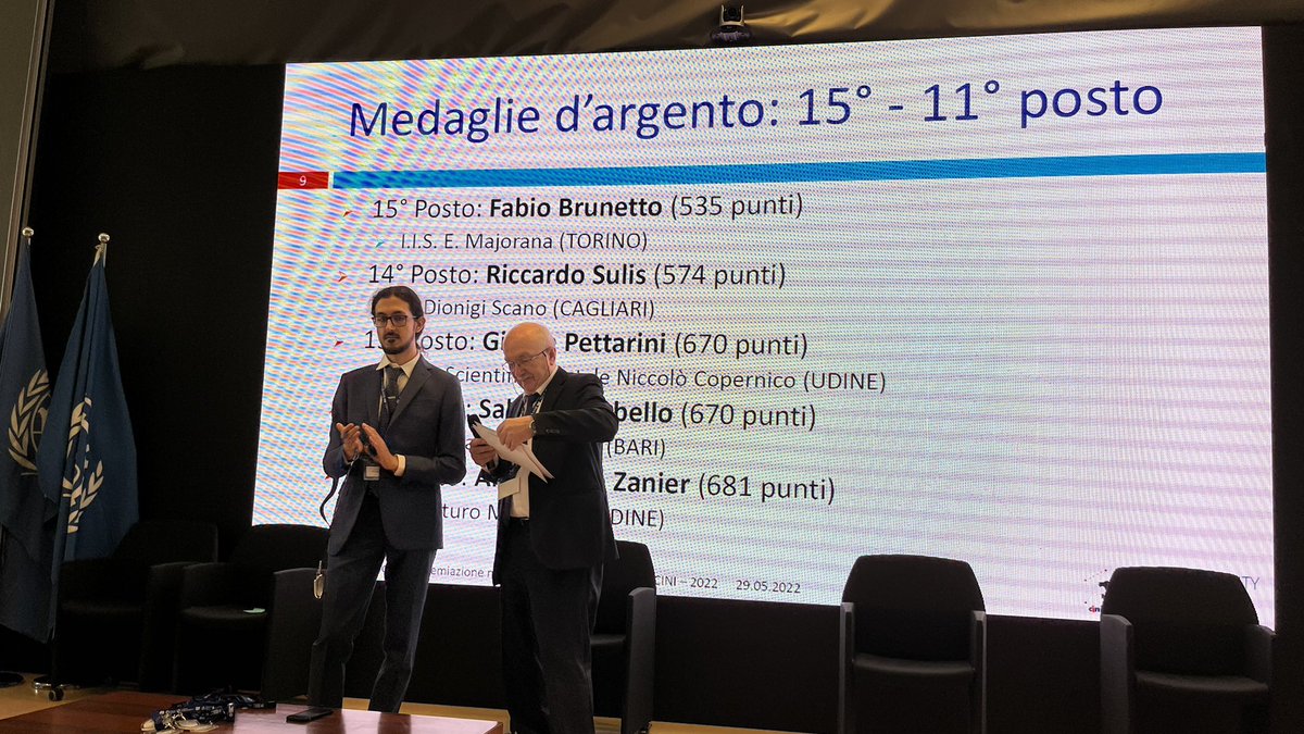 OliCyberIT's tweet photo. 👾 🥈 Il momento della premiazione con @GaspareFerraro e @Paolo_Prinetto per le medaglie d’argento alle Olimpiadi di Cybersecurity organizzate dal @CyberSecNatLab
📺 https://t.co/Ts0mF6c3hr
#OCIT22
#Olicyber
#OlimpiadiCybersicurezza
#cybersecurity
#scuola
#Torino https://t.co/njnaxk812U
