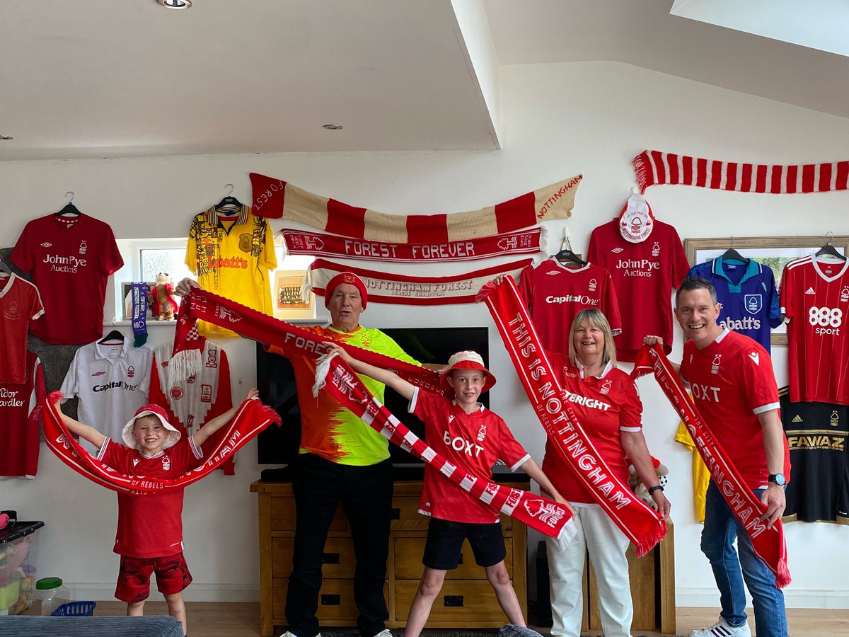 Football is nothing without family and friends! Wembley we are ready for you! #nffc #nffcfamily #eflplayoffs #wembley