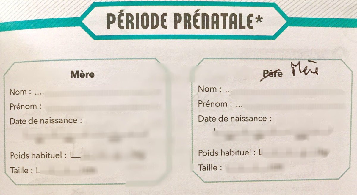 9 ans après le vote du #MariagepourTous et l’ouverture de la filiation aux couples de même sexe et 1 an après la loi #PMApourToutes, voici sous vos yeux ébahis le carnet de santé d’un·e enfant né·e à @Paris en 2022. 🤦🏻‍♀️

#Lesbophobieordinaire