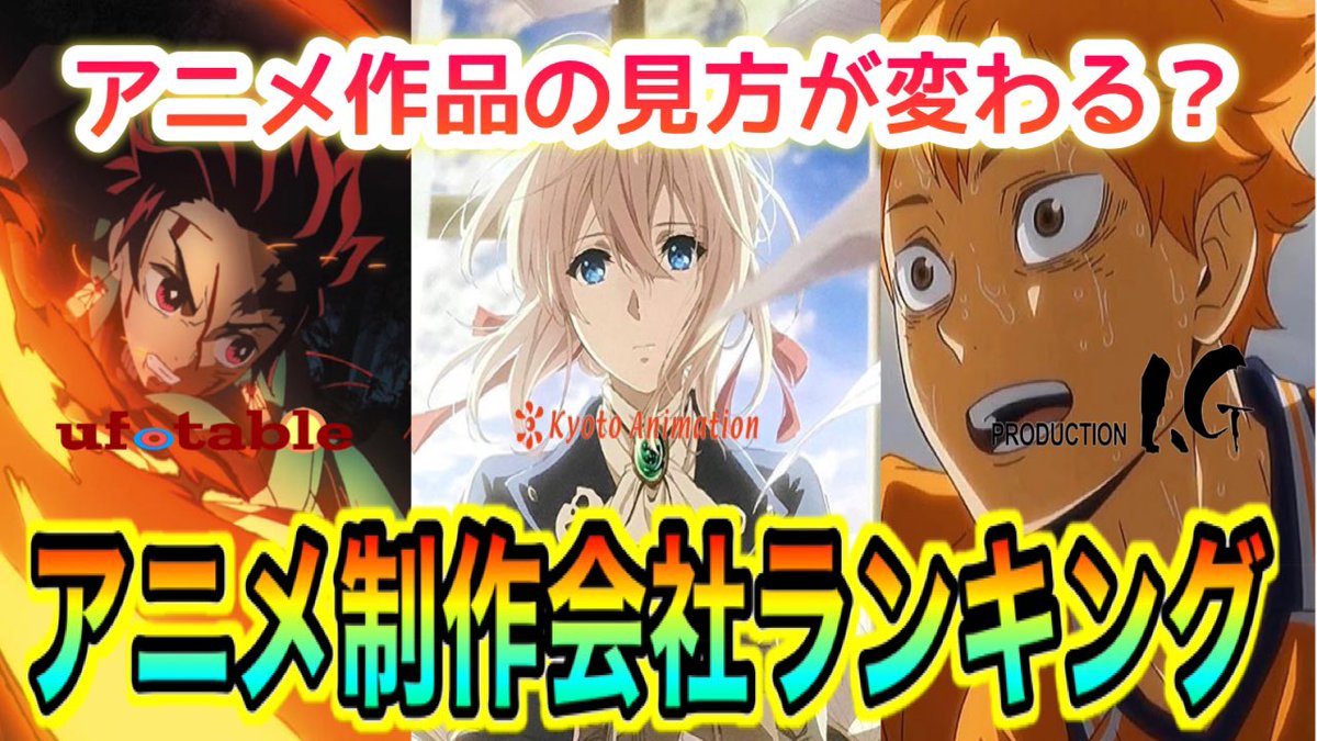 アニメ制作会社 ランキング Twitter Search Twitter