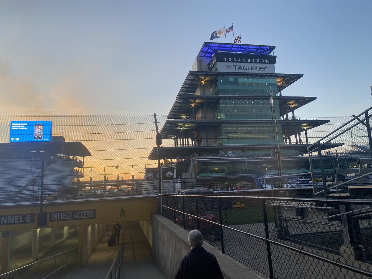 RyanMyrehn's tweet photo. Good morning from my favorite place on Earth. It’s race day in Indianapolis! https://t.co/hiaLHeRyHE