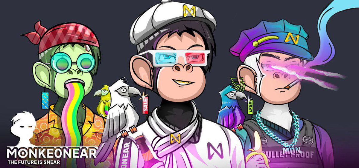 Yo! @MonkeONear have given us 2 WL spots to giveaway!!! 

1⃣ Follow <a href="/NearTinkerUnion/">Near Tinker Union | NTU</a> &amp; @MonkeONear 
2⃣ Like and Retweet
3⃣ Tag 2 Friends

Ends in 24 hours! With🏆2 Winners🥳