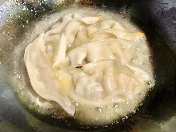 中華鍋買ったので使ってみたよ!
(あまり意味がない使い方 