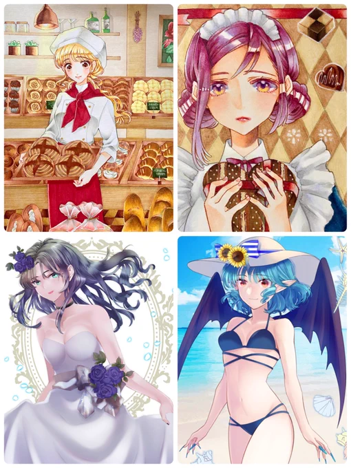 素敵な企画に参加させて頂きます🙏✨  杏(あん)と申します🌱 女の子をメインにアナログではコピック、デジタルではクリスタを使用してイラストを描いています(*' `*) 自創作キャラやその時の描きたいテーマで色々と描いていますので、もしご興味があれば覗いてみてください🌼 よろしくお願いします!