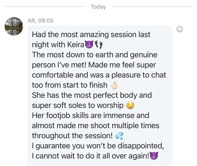 FOOT SESSION REVIEW 🦶🏼 https://t.co/GRf9cZwMCV