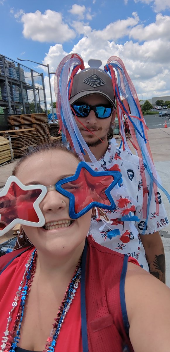 #loweslife #MemorialDayWeekend2022  #workfun #redwhiteandblue