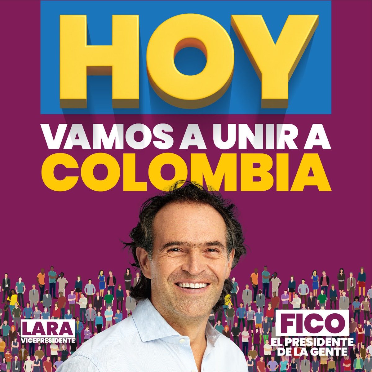 uribeu's tweet photo. ⁦@FicoGutierrez⁩ ⁦@Eco_Fico⁩ #FicoPresidenteEnPrimeraVuelta #VoyConFederico https://t.co/XzL0OYhcjg