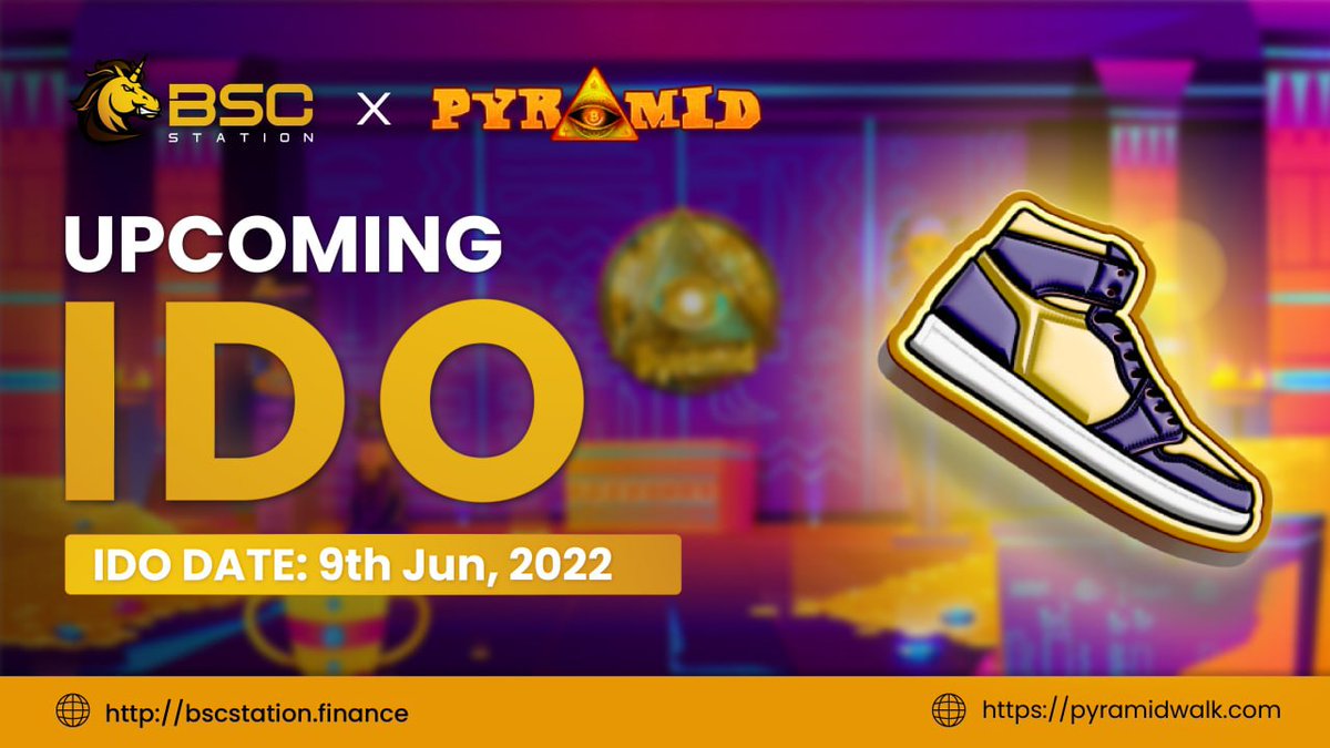 BSCS Official (@bscs_global) on Twitter photo We are delighted to announce
@Pyramid_Eco will be the next project IDO on BSCStation
๐
4 AM - 12 PM 09th Jun (UTC)
๐Guaranteed round: Stake min. 15K BSCS or a required amount of LP tokens
๐Community round: docs.google.com/forms/d/e/1FAIโฆ
โฉDetail: bscstation.substack.com/p/a-new-promisโฆ We are delighted to announce
@Pyramid_Eco will be the next project IDO on BSCStation
๐
4 AM - 12 PM 09th Jun (UTC)
๐Guaranteed round: Stake min. 15K BSCS or a required amount of LP tokens
๐Community round: docs.google.com/forms/d/e/1FAIโฆ
โฉDetail: bscstation.substack.com/p/a-new-promisโฆ