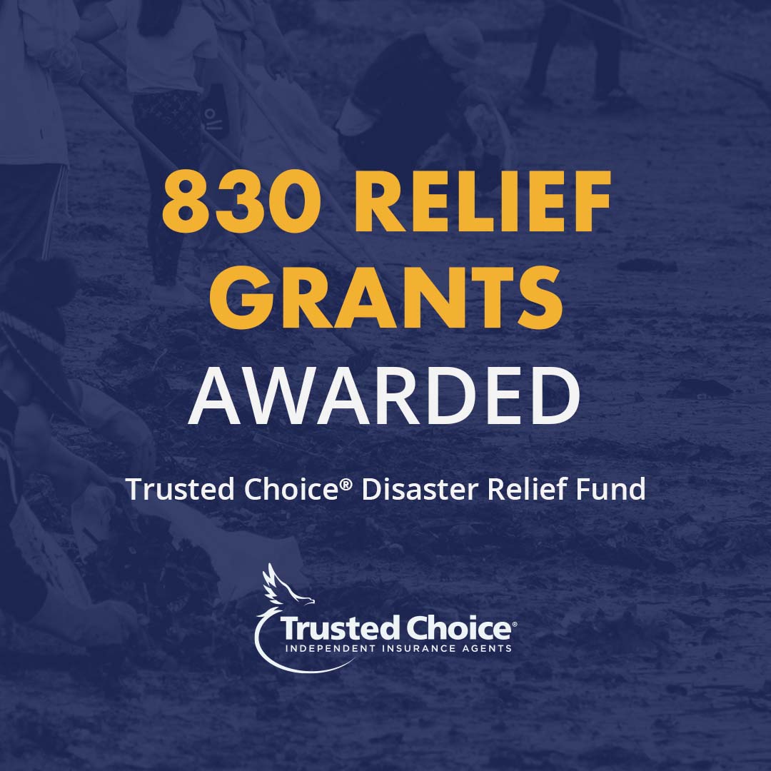 IndAgent's tweet photo. #BigIHasYourBack: the Trusted Choice Disaster Relief Fund has awarded 830 grants totaling nearly $2.2 million since 2020 with donations from agents and companies like @Progressive, @Foremost and Nat Gen. Thank you! Consider giving today: https://t.co/qBuCRMeCSE. #TCAgentsGive https://t.co/41ZO9NMeYg