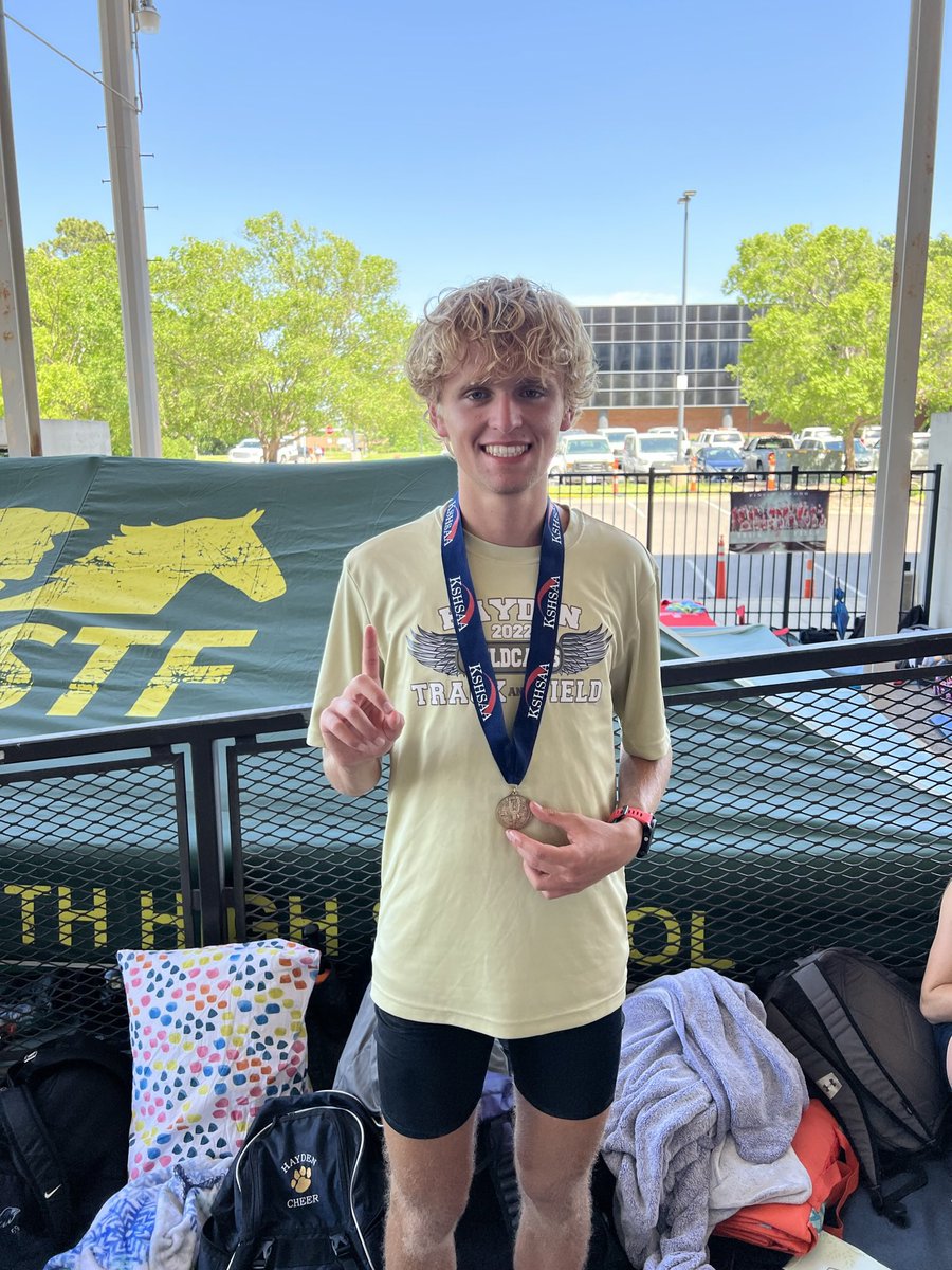 YOUR GOLD MEDAL CHAMPION IN THE 800 GOES TO <a href="/tannernewkirk1/">Tanner Newkirk</a> 

Tanner swept all 3 distance events! Also posted the best time out of all the classes in all 3 events 

We truly witnessed history &amp; greatness this past weekend. One of the best to ever do it in Kansas HISTORY 🐐