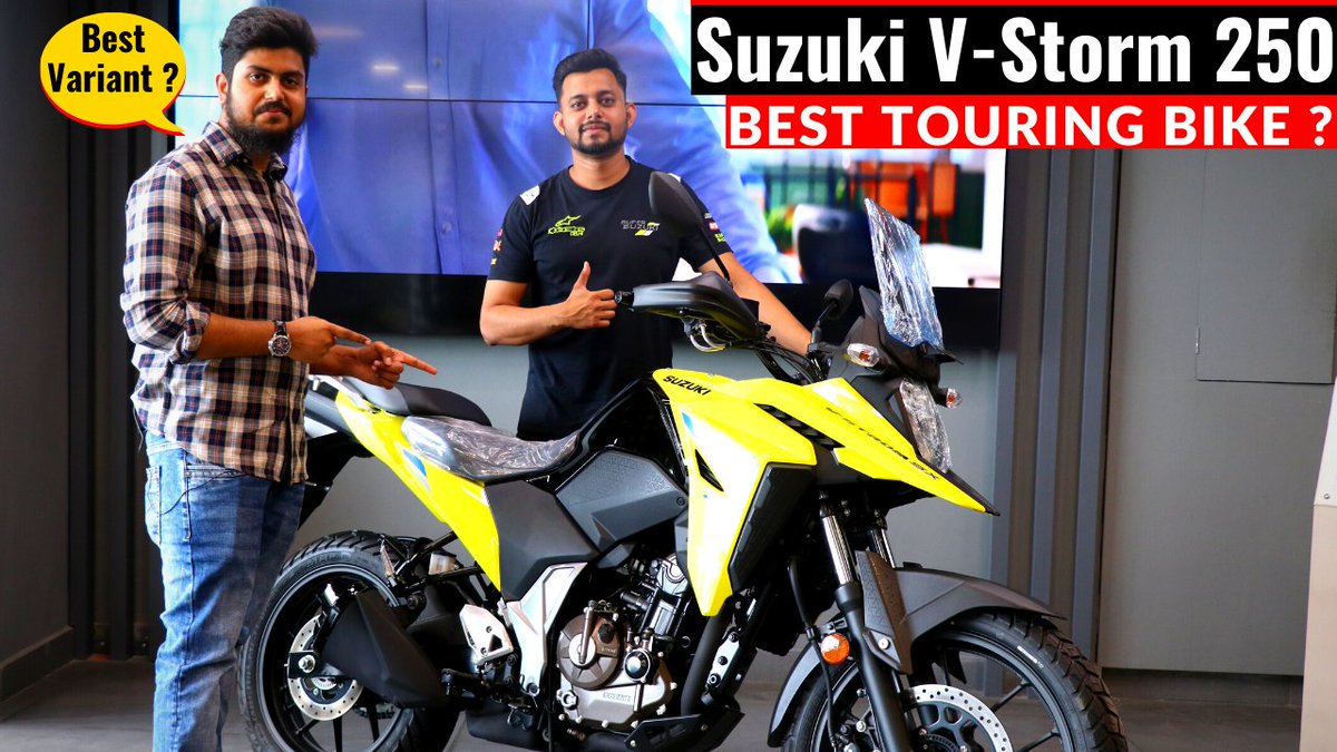 Motonomics1's tweet photo. Suzuki V-Storm 250 is a best Entry level adventurer tourer ? Here is everthing you need to know about #suzukivstorm250
Watch Now ➡️ https://t.co/kBUhCtng6z
•
•
•
•
@Motonomics1
@suzuki2wheelers @PiyushLilaraman #suzukivstorm650 #ridersofindia #suzukiriders #motonomics https://t.co/1fzKGJuuFS