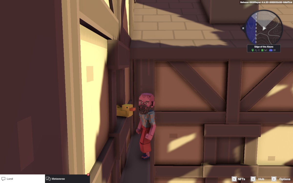 NLeelar's tweet photo. @TheSandboxGame Hi Duck 🐤
#NFTCommumity #Sandbox https://t.co/NtXXr6oaBB