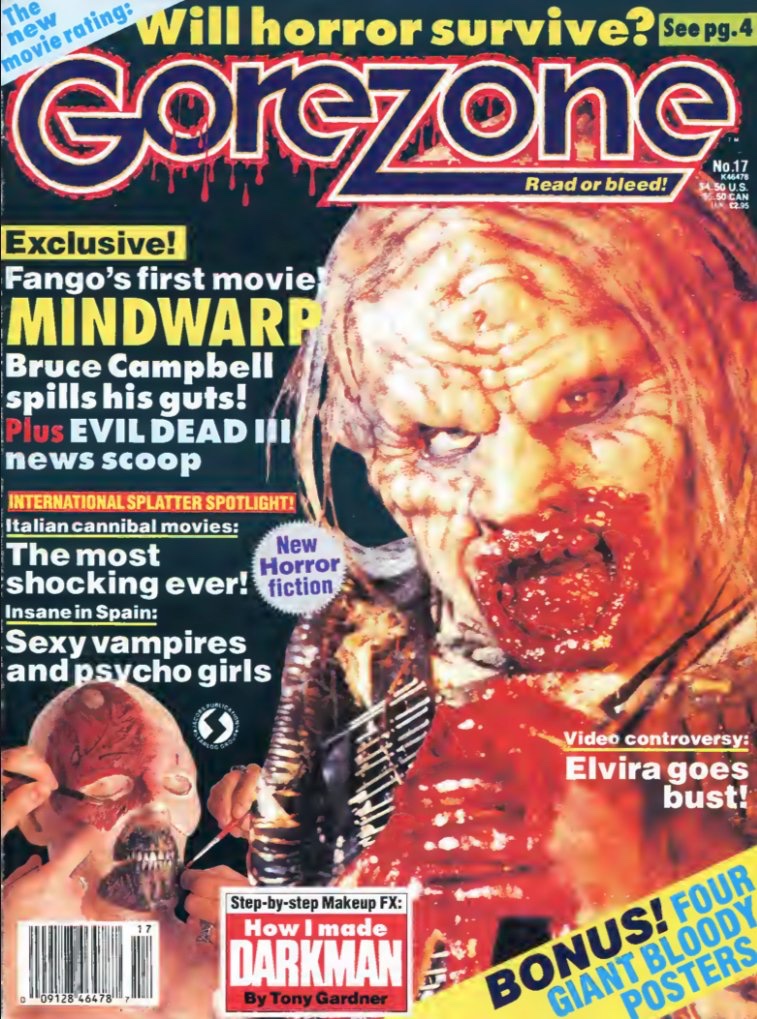 EugWSerra's tweet photo. On August 12, 1992, Mindwarp - A.K.A. Brain Slasher - premiered on video! #Mindwarp #BruceCampbell #FangoriaFilms #AngusScrimm #MartaAlicia #ElizabethKent #Gorezone17 #Gorezone https://t.co/CgAE5occ7i