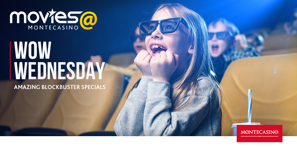 WOWZA it’s almost WOW Wednesday! 🙀 Watch your favourite movies in 2D for R65 or in 3D for R75! 🍿 See what’s on and book your tickets today bit.ly/34v0f0R