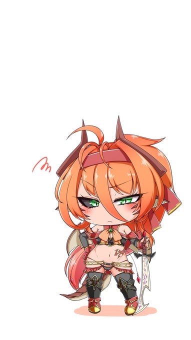 高月さんの作品に出てくる子を勝手に描いたFAを性懲りもなく再掲して寝ますわよ…… 