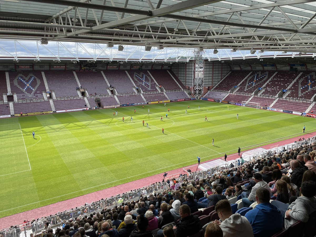 ActiveSchAngus's tweet photo. Sun’s out @TynecastlePark_ for the Women’s Scottish Cup Final #inspiringgirls #womeninsport #rolemodels https://t.co/lI75NBhSsL