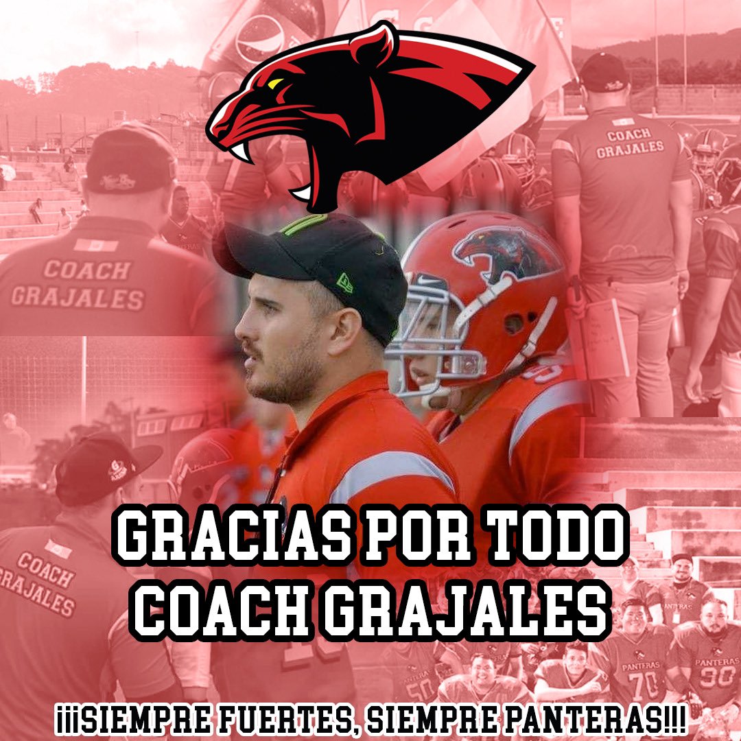 Panteras_fcg's tweet photo. Hoy regresa a México quien fue nuestro coach por muchos años, Jorge Grajales.

Gracias por haber creído en nosotros, por compartir su conocimiento y haber implementado una filosofía diferente. 🏈

Muchos éxitos Coach Grajales 🇲🇽🇬🇹 https://t.co/rUHOq4UdYa