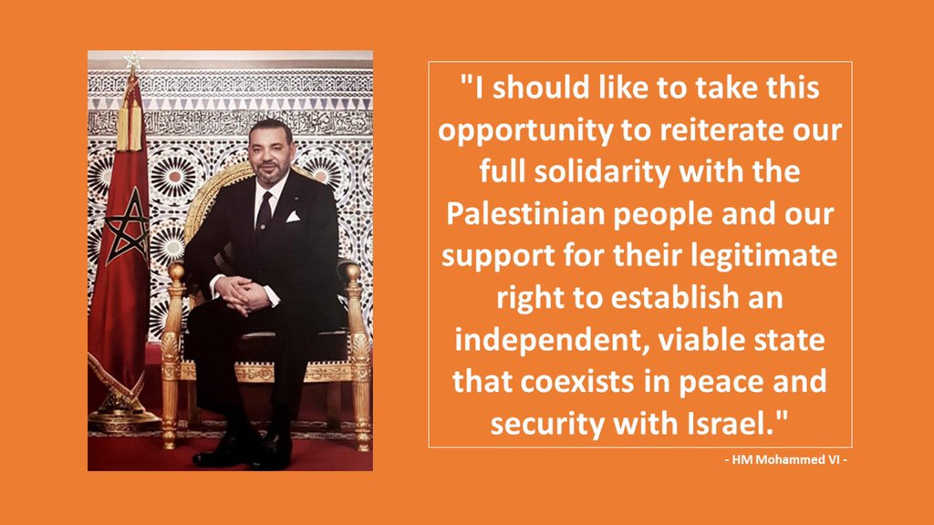 BreikaBeiba's tweet photo. #Morocco & #Israel ties will never change the position of #Rabat for #Palestine to be free & for the palestinian to live in peace&harmony close to the Israeli ppl.
#PeaceIsPossible #TwoNations #SameDestiny #SameChallenges
#SaharaOccidental #WesternSahara
#MoroccanSahara https://t.co/WTc7jGZFkK