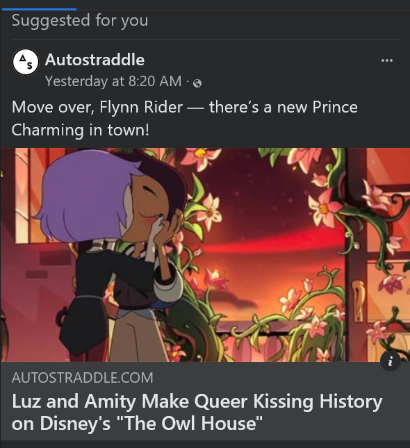 DashHxtchner's tweet photo. I saw this on FB. 
SO you're saying Flynn Rider was gay?
You want to do your little BS "WE LOVE ALL LGBTQ PEOPLE" disney, fine. But DO NOT insinuate the BEST prince everyone loved was gay.
WTF ABOUT PRINCE CHARMING? PRINCE ERIC? THE BEAST? PHILIP?

Get bent, disney. https://t.co/Vze1gG024i