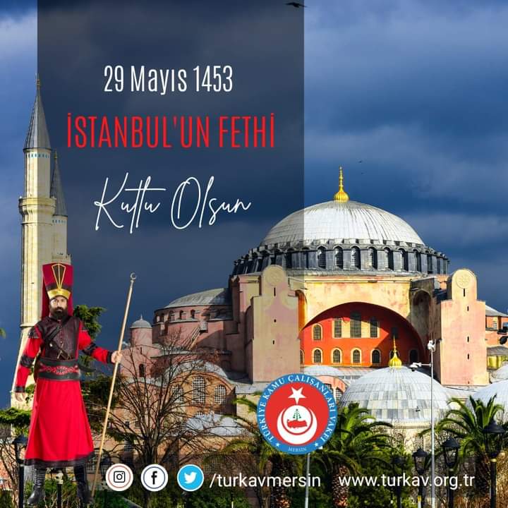 LdagBulent's tweet photo. İstanbul’u Fethi’nin 569. yıl dönümü kutlu olsun. 
İman, zeka ve cesaretle henüz 21 yaşında çağ açıp çağ kapatan, kutlukomutan Fatih Sultan Mehmet Han’a selam olsun.Dünyanın en güzel şehrini bizlere miras bırakan,tarihin seyrini değiştiren ecdadımızı rahmet ve minnet ve dualarla https://t.co/btbzLVd1PN