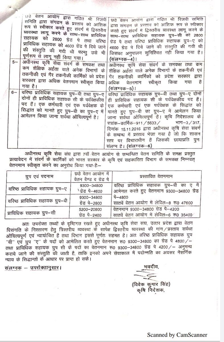DrAshis89499506's tweet photo. माननीय मुख्यमंत्री @myogiadityanath जी से सविनय अनुरोध है कि कृषि विभाग के अधीनस्थ कृषि सेवा संवर्ग की वेतन विसंगति की समस्या का त्वरित निदान कराने की कृपा करें। आदरणीय आपसे हमे अत्यधिक अपेक्षा है। 🙏 
@aajtak @ndtv @spshahibjp
@ABPNews 

#TA_Agriculture  #vetan_visangati https://t.co/0HLmFZfdTs