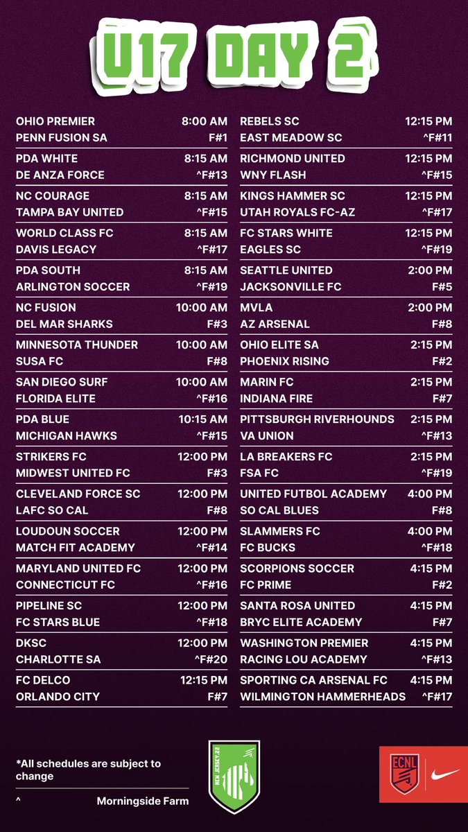 ECNL New Jersey 2️⃣
📍 Somerset, N.J.
📸 bit.ly/3m7R7T2
📱 apple.co/3c26eeI
#️⃣ECNLNJ
