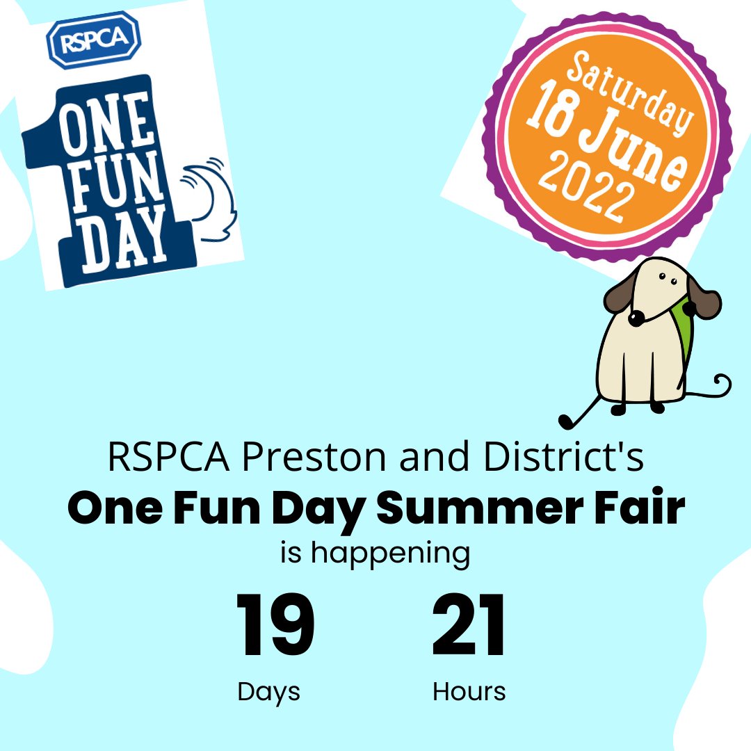 EEK!! So excited, only 19 days left (from 29/5) till our wonderful Summer Fair, we have so much to offer!! Fun fair, food, dog show, dog photography and lots of lovely stalls!! We can't wait to see you all at Longridge Civic Hall at 10am! Entrance £2 Adult, £1 children