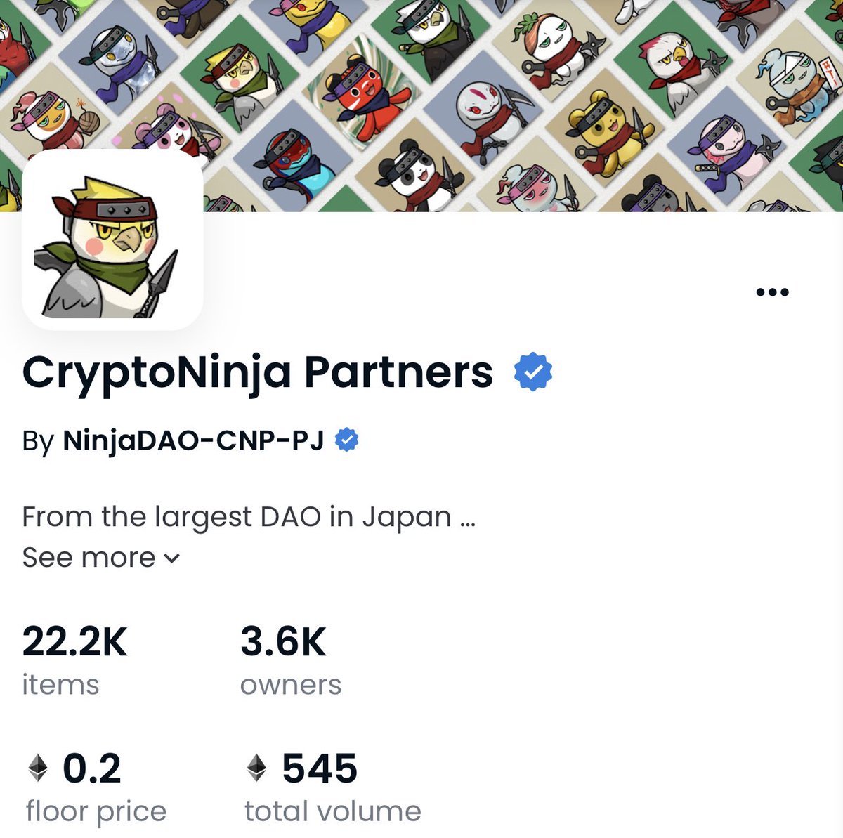 IHayato's tweet photo. フロアプライス0.2に到達🎉

リリース2���間で200倍という快挙です。

チャートの形が異様です……。

OpenSeaランキング上位にも食い込み、海外投資家も入ってきてます。

#CNP はまだまだこれから。。 https://t.co/41Lty3wd9k