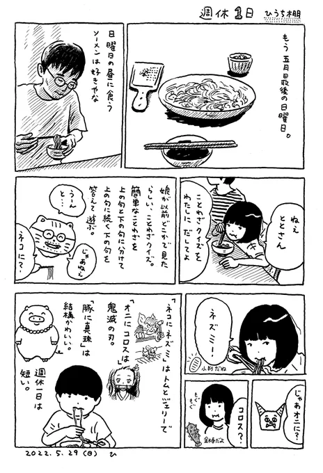 週休1日 