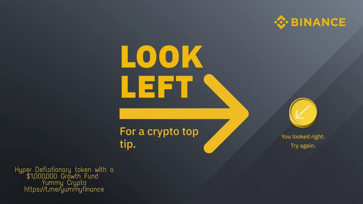 <a href="/binance/">Binance</a> Who looked left??? 👋
