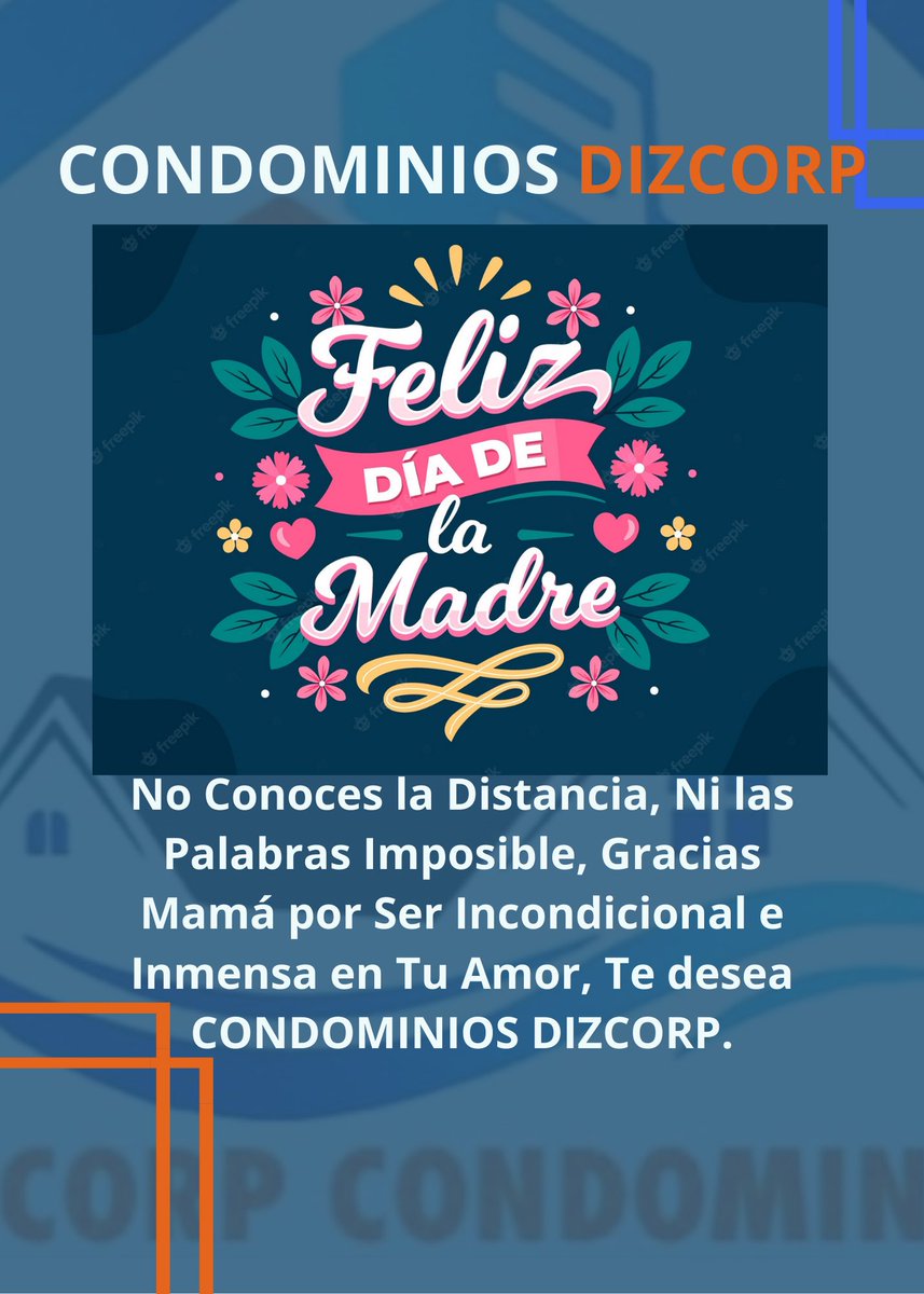 AdmCdizcorp's tweet photo. FELIZ DÍA MAMÁ. #madre #felizdiadelasmadres❤️ #felizdiadelasmadres #Equipos #Bitacora #administracionCondominiosrd #administracionCondominios #BienesRaices #residencialesrd #bienestar #condominiosrd #condominiord #Experiencia #Calidad #Servicio #condominiosrd #residencialesrd https://t.co/4kB07JgUr1