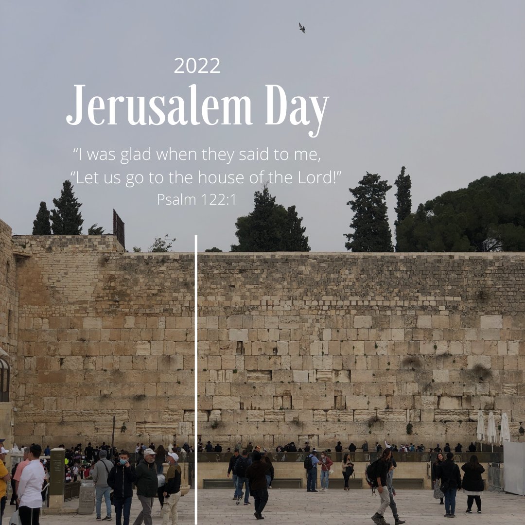 Today being the 55th anniversary since Jerusalem's reunification in 1967. 'As birds flying, so will the LORD of hosts defend Jerusalem; defending also he will deliver it; and passing over he will preserve it.' (Isaiah 31:5) Happy #JerusalemDay !