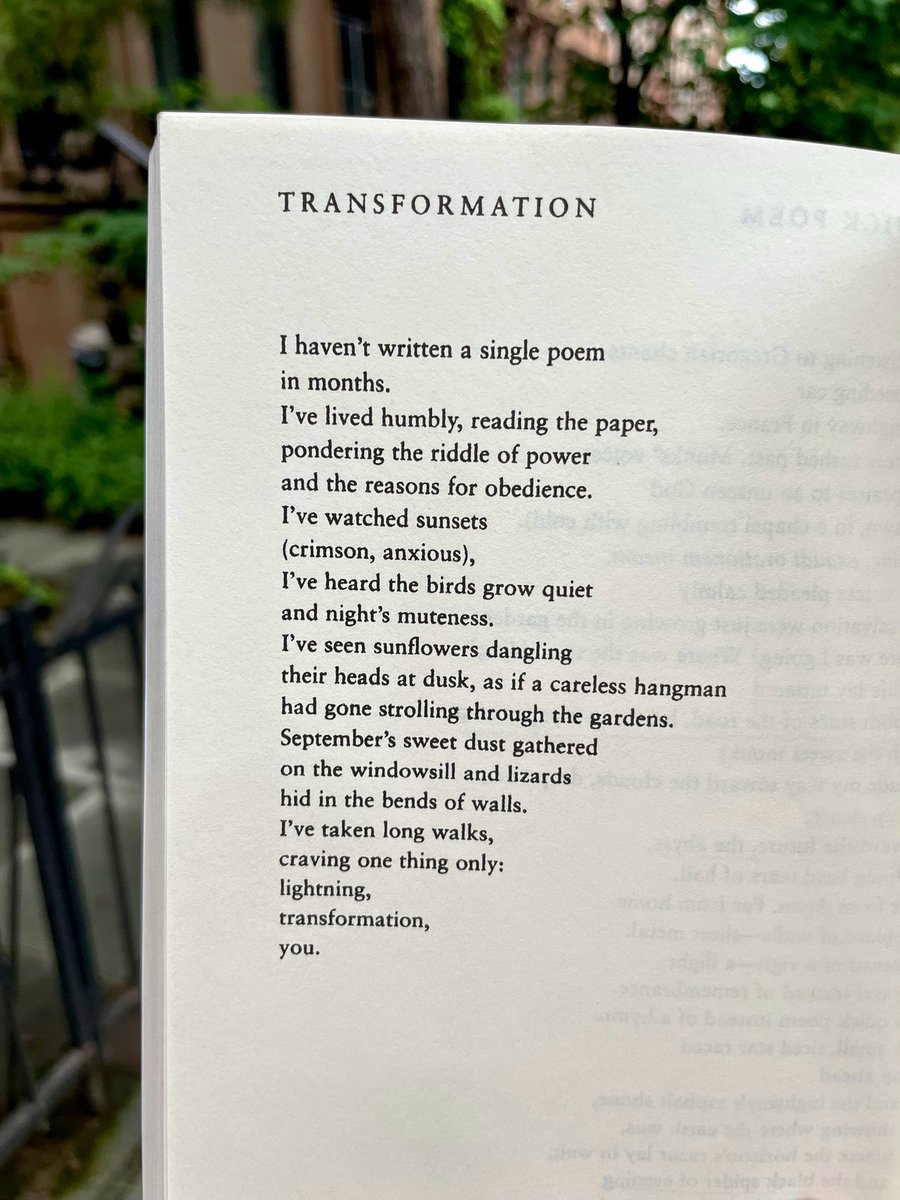 This Adam Zagajewski poem forever