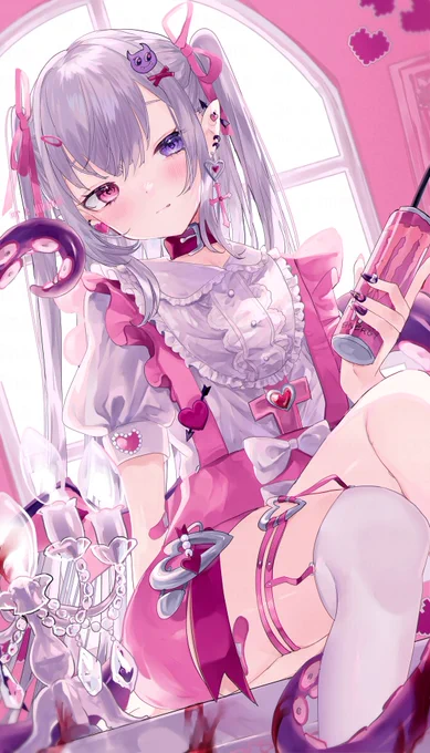 #今月描いた絵を晒そう
😈❤‍🩹 