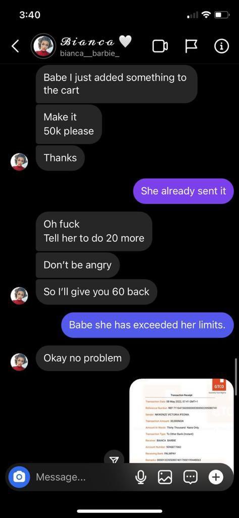 AnulikaBianca's tweet photo. I have retrieved my sim, gotten my
business pages but couldn't get
my main page and snap cus he
changed all info, I need my
money,Apple ID,ig and iPhone
back
HOW CAN A HUMAN BE THIS
HEARTLESS

This is the heartless human being that did this to me and below is proof of my story. https://t.co/3kcVc4csIF