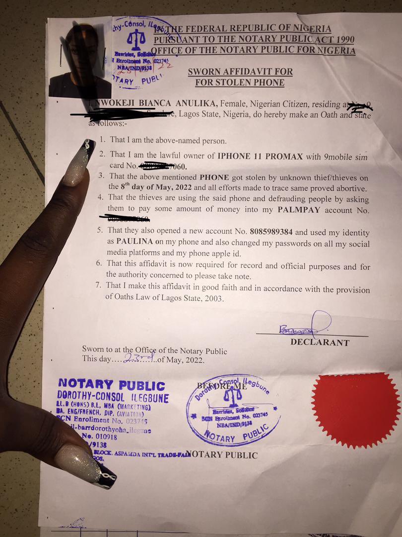 AnulikaBianca's tweet photo. I have retrieved my sim, gotten my
business pages but couldn't get
my main page and snap cus he
changed all info, I need my
money,Apple ID,ig and iPhone
back
HOW CAN A HUMAN BE THIS
HEARTLESS

This is the heartless human being that did this to me and below is proof of my story. https://t.co/3kcVc4csIF