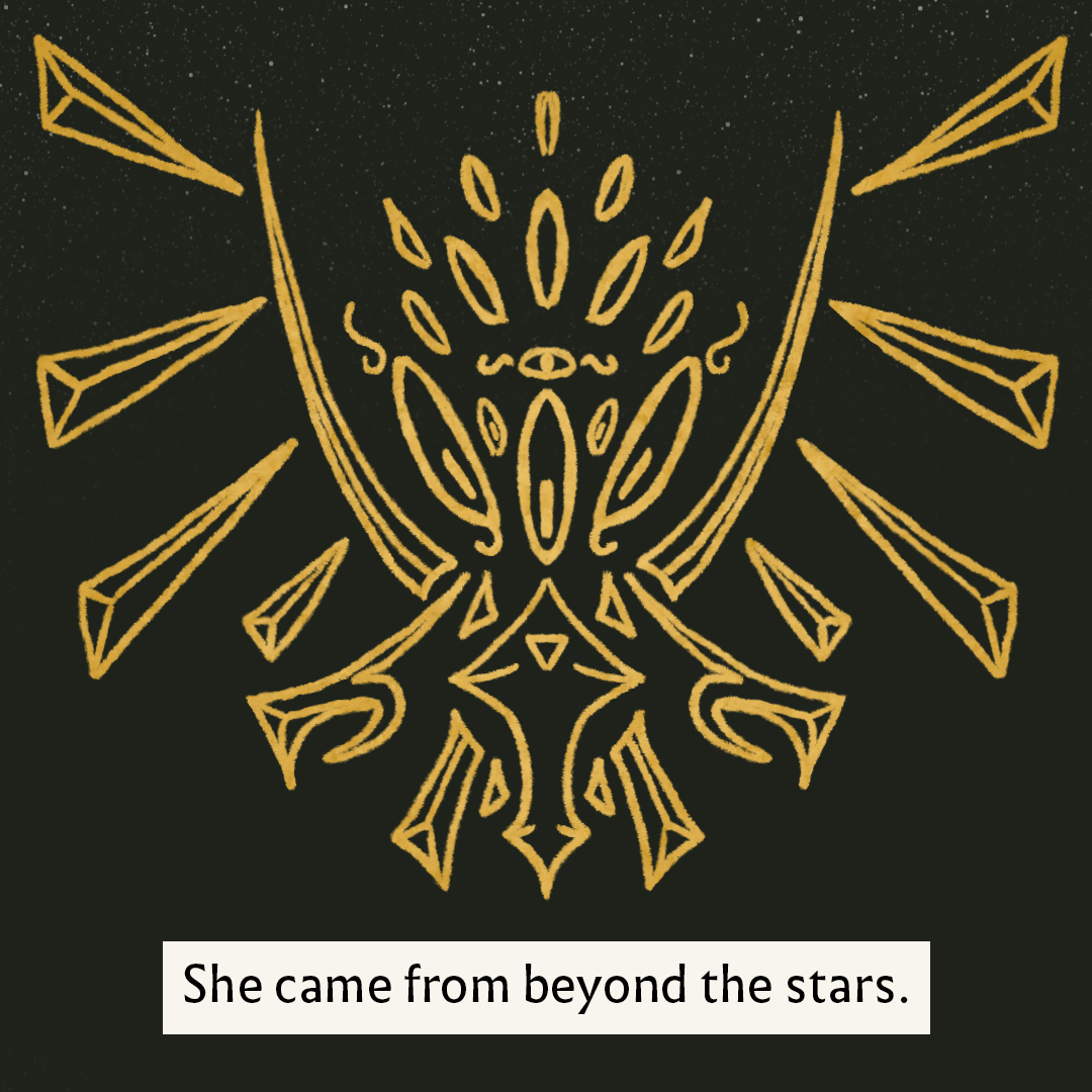 kathrynthehuman's tweet photo. Please consider: Cosmic Horror Hylia 🪐 https://t.co/n8AGbrHnhN